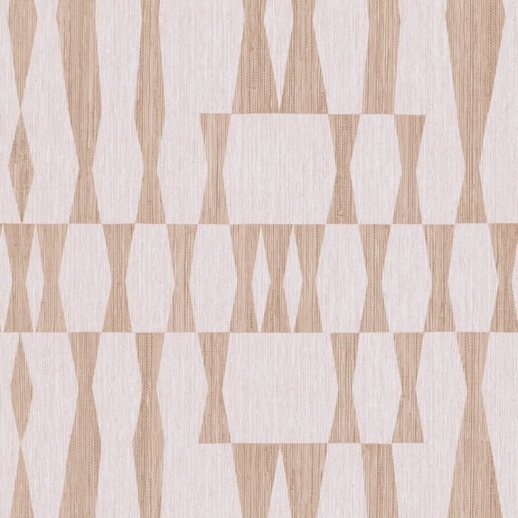 Tempaper Texture Faux Grasscloth Geo Jute Peel and Stick Wallpaper, 20.5" x 16.5'
