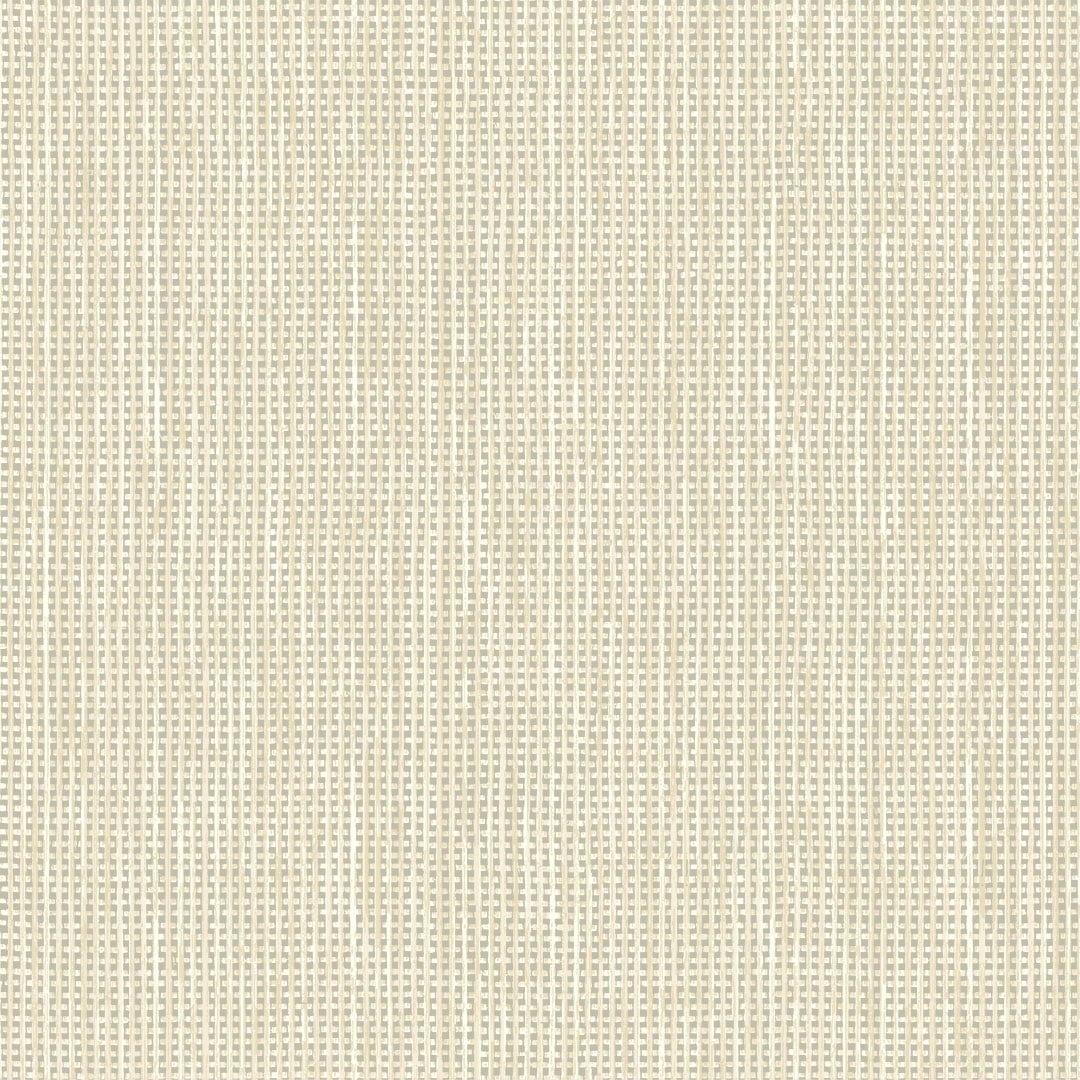 Beige Rattan Textured Peel and Stick Wallpaper