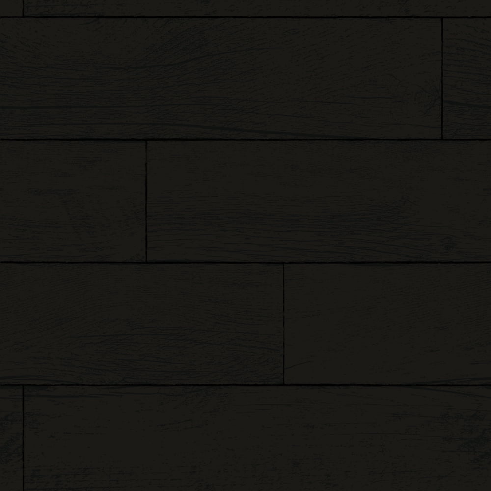 Tempaper Wood Planks Espresso Peel and Stick Wallpaper, 20.5" x 16.5'