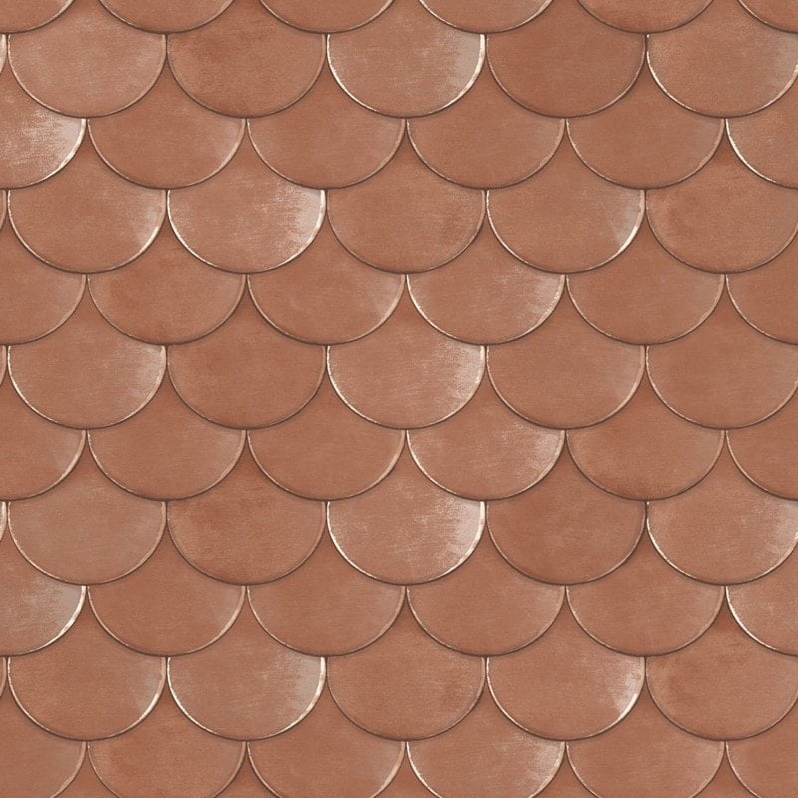 Tempaper x Genevieve Gorder Brass Belly Metallic Copper Peel and Stick Wallpaper, 20.5" x 16.5'