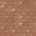 thumbnail image 1 of Tempaper x Genevieve Gorder Brass Belly Metallic Copper Peel and Stick Wallpaper, 20.5" x 16.5', 1 of 6