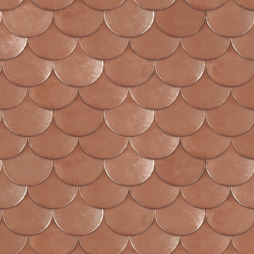 Tempaper x Genevieve Gorder Brass Belly Metallic Copper Peel and Stick ...