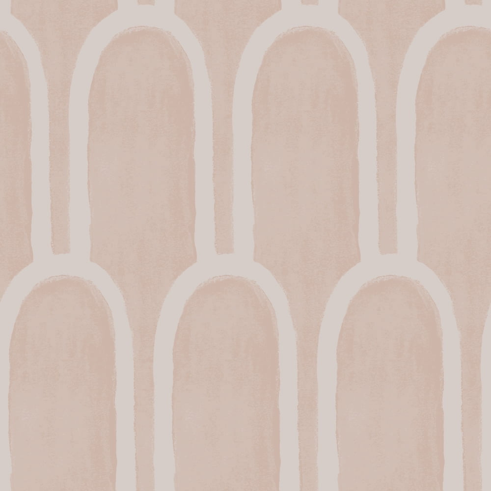 Tempaper x She She Queen Emma Pink Peel and Stick Wallpaper, 20.5" x 16.5'