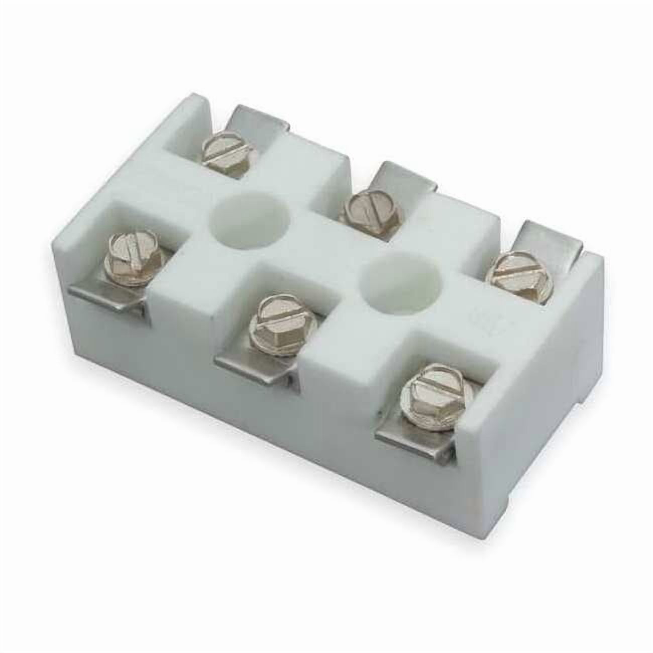 Tempco Ceramic Terminal Block,1-1/4x2-7/16 in. EHD-108-121