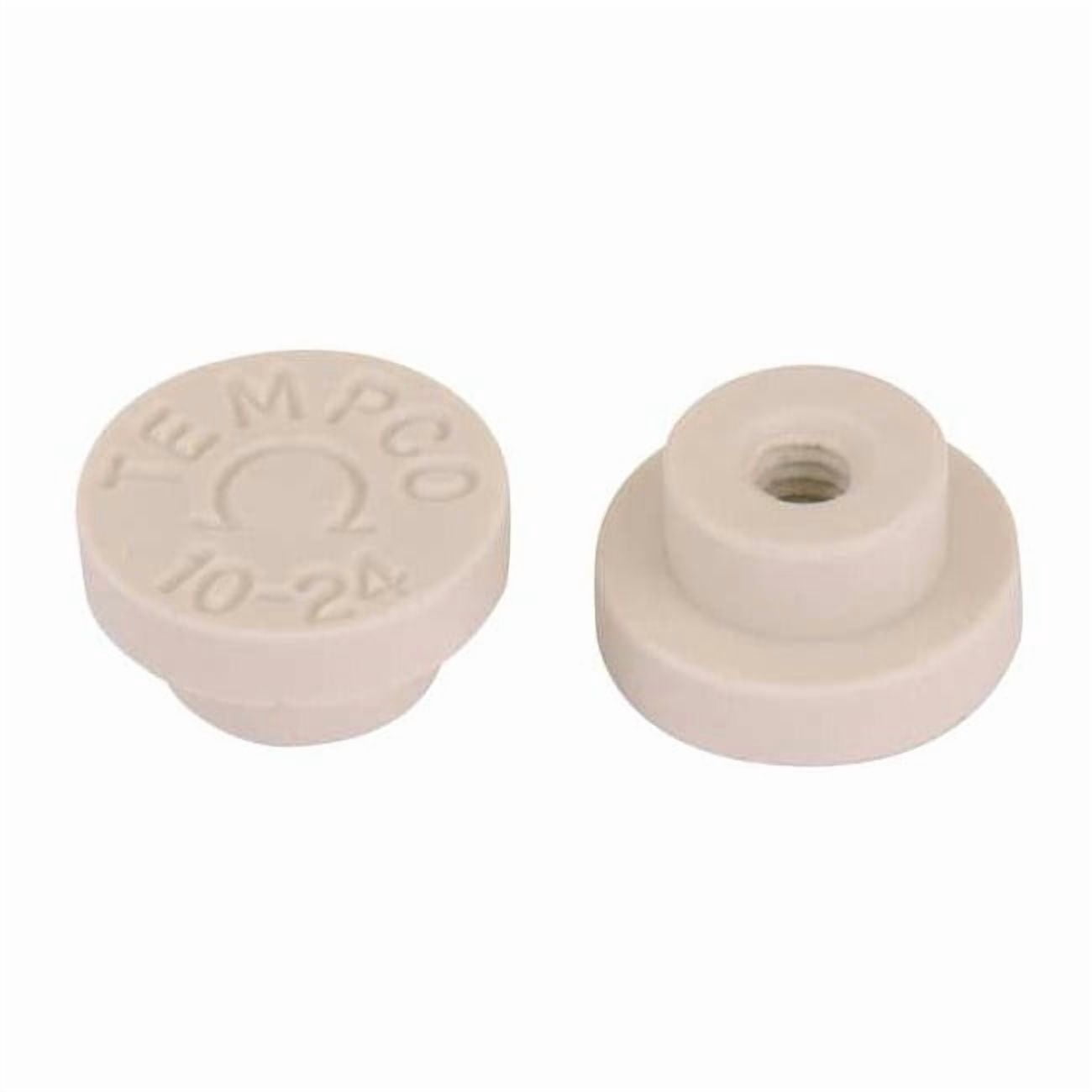 Tempco Ceramic Terminal Caps, 10 - 24Threads, PK10 CER-102-104