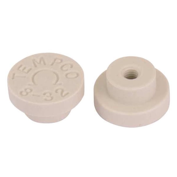 Tempco Ceramic Terminal Caps,8-32 Threads,PK10 CER-102-105