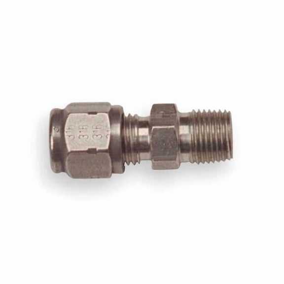 Compression Fitting,Adj,1/8NPT,L 3/16 FTG-156-106