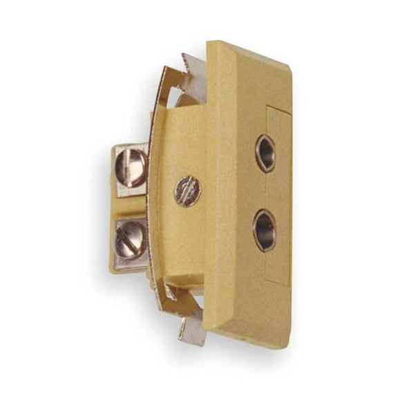 Tempco Panel Jack,K,Yellow,Standard Bezel Mount TCA-102-138