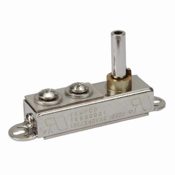 Process Thermostat, Open on Rise, 50 Degrees to 525 Degrees F, SPST, 120/240V AC TEB30001