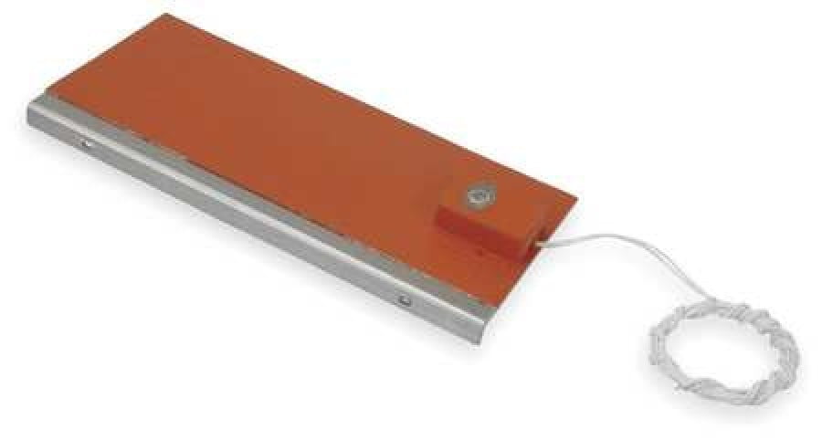 Tempco Silicone Rubber Enclosure Heater  Includes 48" Leads EHR00015