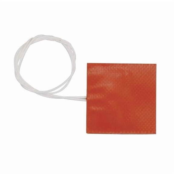 Tempco Strip Heater, 3 In. L, Silicone Rubber, Watts: 90 W SHS80301