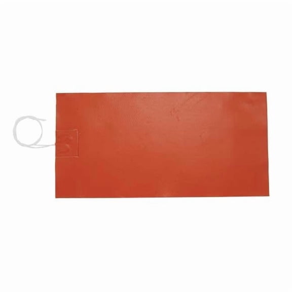 Strip Heater, 9 In. L, Silicone Rubber, Watts: 25 W SHS80339