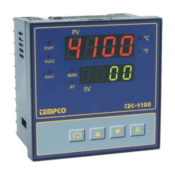 Tempco Temp Ctrl, 90-250VAC, 1/4Din, (1)4-20mA TEC56019