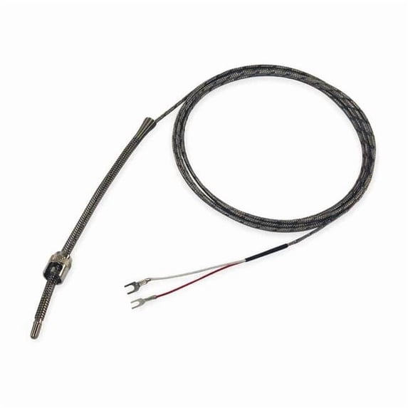 Tempco Thermocouple Probe, Spade Lugs, Type J TCP10222