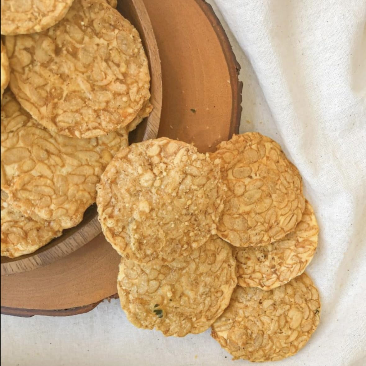 Tempeh Snack Ready To Eat Protein (Himalayan Salt & Pepper Seasoning
