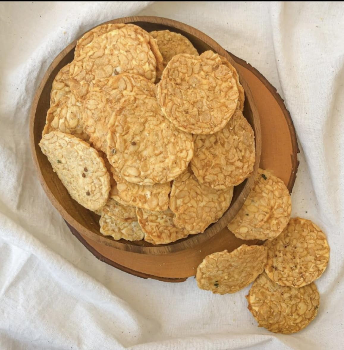Tempeh Snack Ready To Eat Protein (Peri Peri Seasoning), Tempeh 100G
