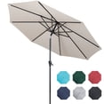 thumbnail image 1 of Tempera 10 ft Push Button Tilt Umbrella Beige, 1 of 6