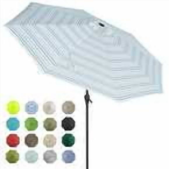 canadian tire umbrella patio Canadian Tire Table Umbrella Pierce Collection Round Patio Umbrella, Beige,  9-ft Canadian Tire