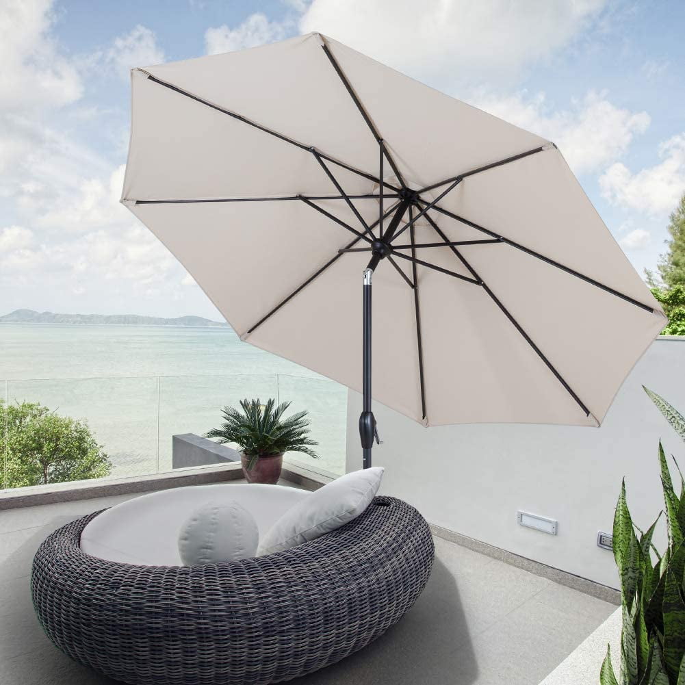 Tempera 9FT Push Botton Tilt patio umbrella