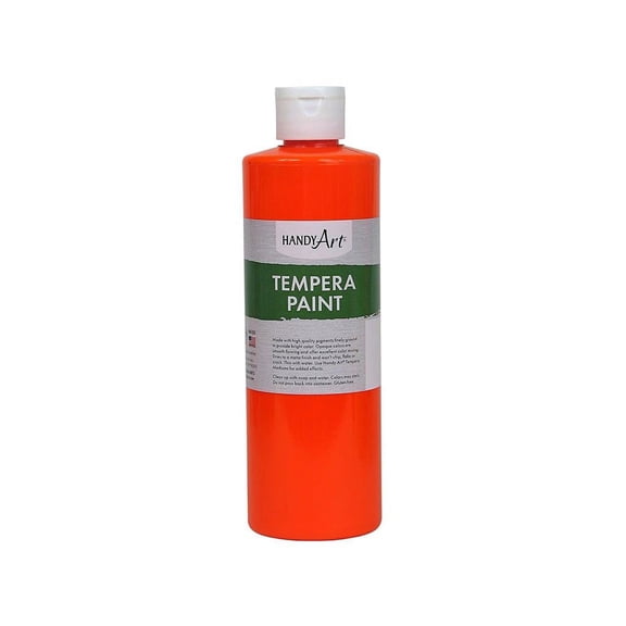 Tempera Paint 16oz FL Orange