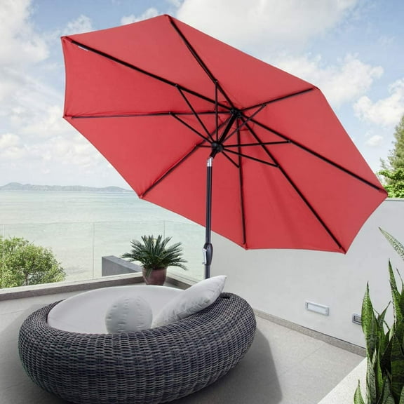 Tempera 9FT Push Botton Tilt patio umbrella