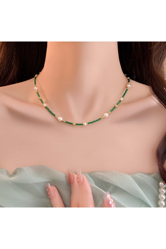 Temperament Personality Natural Lapis Lazuli Freshwater Pearl Necklace Holiday Beach Decoration Jewelry Luxury With For You Accessories Trendy Creative Best Gift