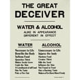 thumbnail image 1 of Temperance Promoting Prohibition Alcohol Deceiver Extra Large XL Wall Art Poster Print, 1 of 3