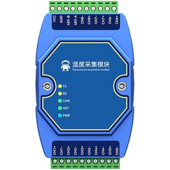 Temperature Acquisition Multi Way RS485 ME31-XEXX0800-485 8 Way Type K Modbus Gateway Watchdog DNS Industrial