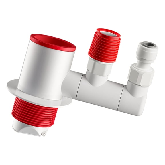 Temperature Backflow Preventer Fitting Washing Machine Hose Connector for Household & Commercial Laundry Use