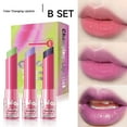 thumbnail image 1 of Temperature Change Lipstick, Moisturizing Lipstick, Intelligent Temperature Sensitive Color Changing Lipstick Set, Comfortable Texture Easy Apply Matte Pearlescent Finish, 1 of 7