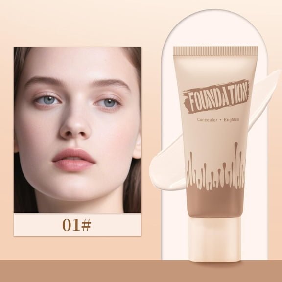 Temperature Change Translucent Liquid Foundation, Natural Sheer Coverage For Makeup Base, Long-Lasting Waterproof Concealer For Blemishes, 25ml