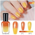 thumbnail image 1 of Temperature Changing Nail Polish, Oil Based Nail Polish, Gradient Effect Fast Drying Non Peeling formula, No Lamp Required Easy Application Long Lasting Wear, 1 of 4