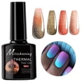 thumbnail image 1 of Temperature Color Changing Aurora Glitter Gel Nail Polish, 7.5Ml O - Thermal Color Changing Gel Nail Polish, Opal 3-Temperature Changing Gel Set 7.5Ml, Nail Polish Easter Mother'S, 1 of 9