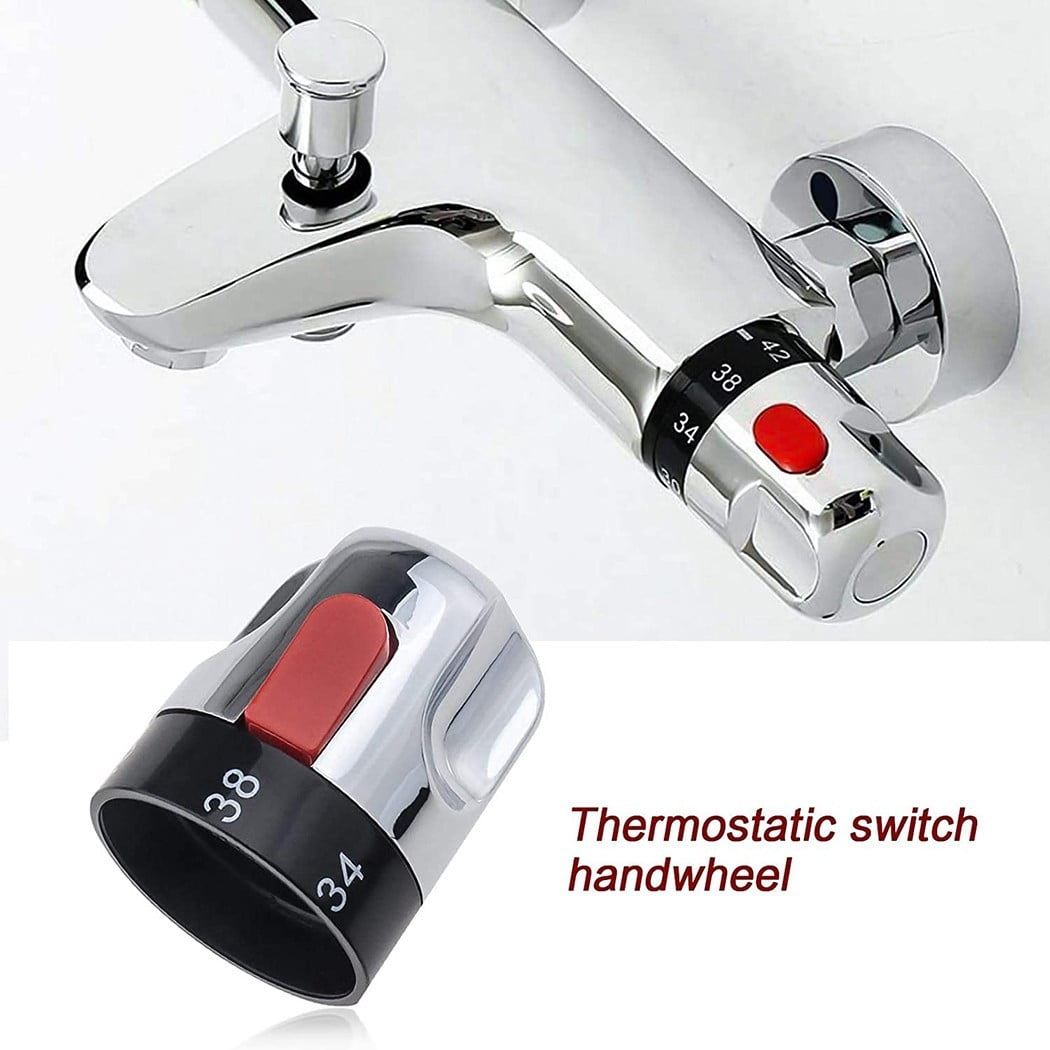 Temperature Control Handle Thermostatic Bath Mixer Taps Shower Valves ...