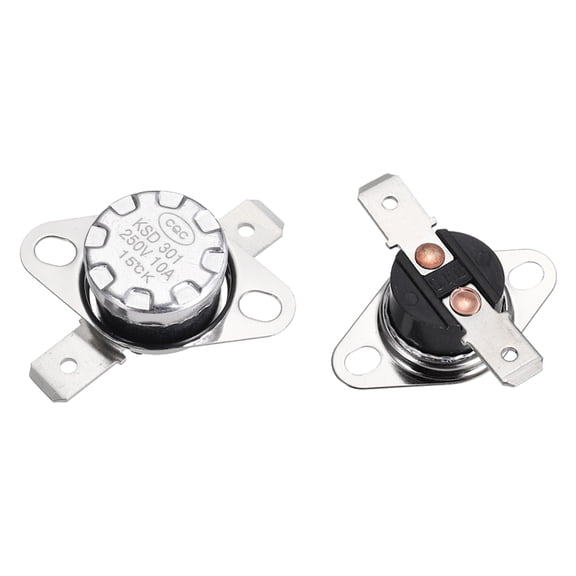 Temperature Control Switch , Thermostat , KSD301 15C , 10A , N.O 2pcs