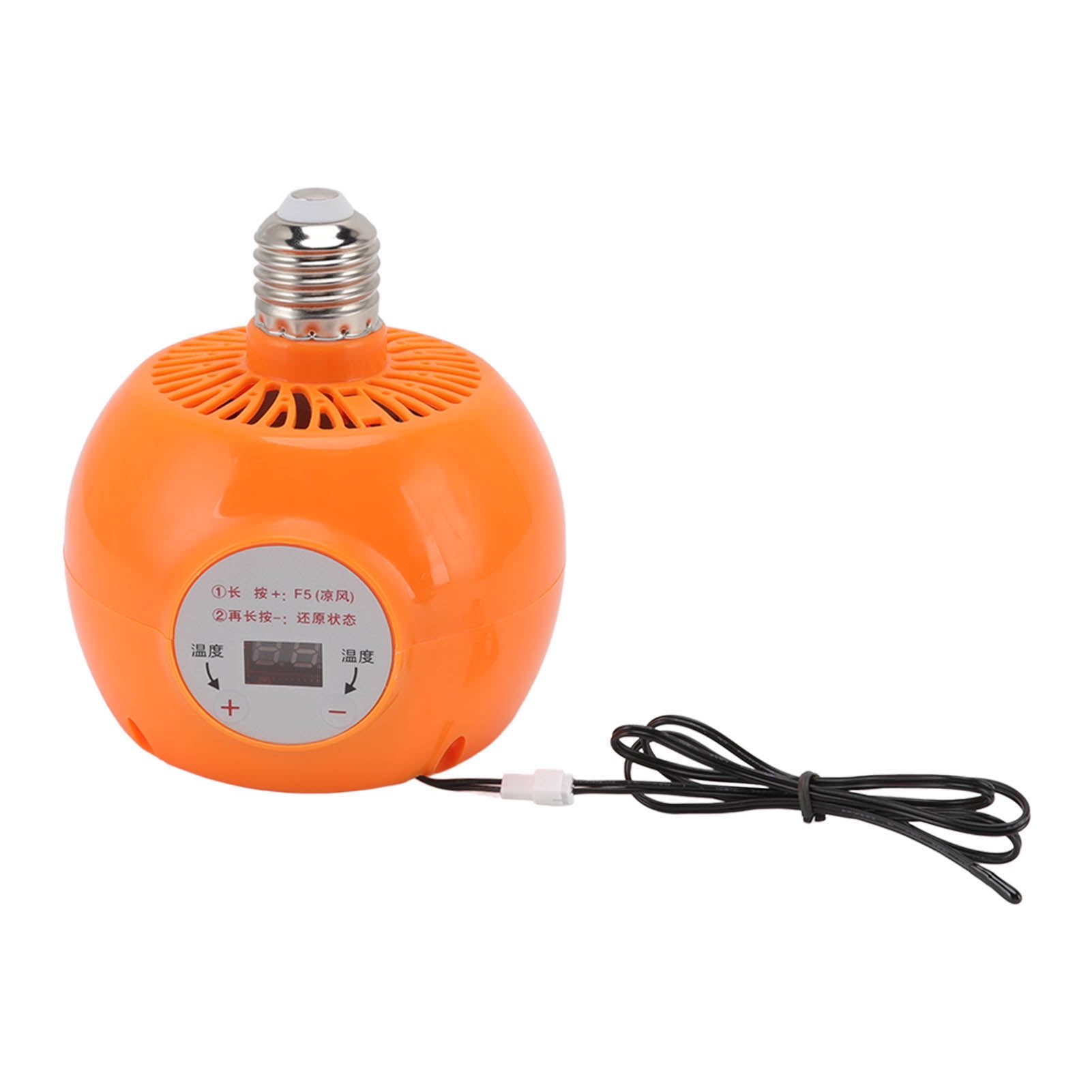 Temperature-Controlled Heat Lamp E27 Heating Lamp Auto Constant Temp Adjustable Poultry Heater Lamp for Rabbits Chickens Ducks 150W 220V