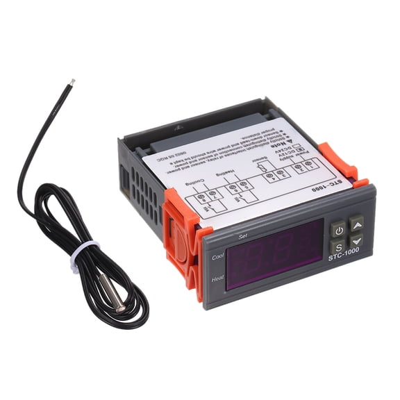 Temperature Controller,Stc-1000 Temperature Stc-1000 Temrature With Temperature Led-display Mode 2 Output With Mode With Alarm Temperature Tat With Led-display Mode With Temperature 2 Output