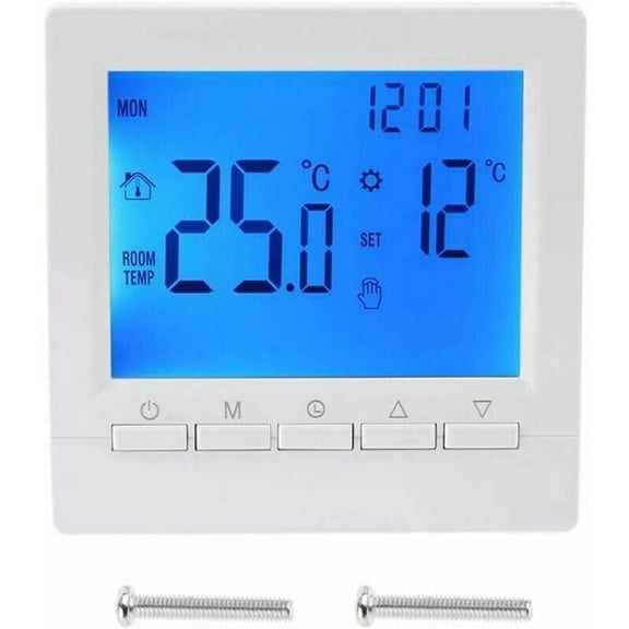 Temperature Controller With Childproof Safety Lock, 7 Days Programmable For Customized Comfort