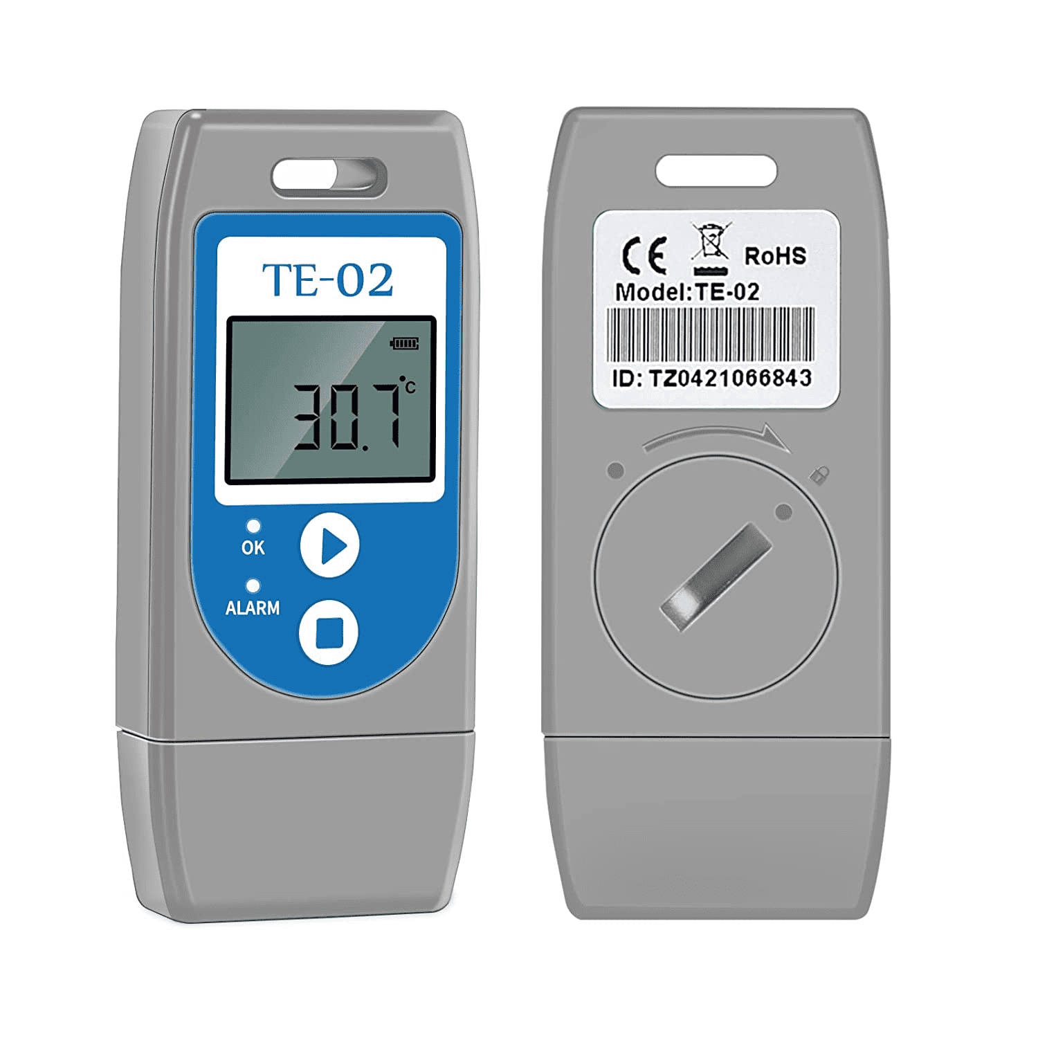 Temperature Data Logger, ThermElc USB Temperature Data Recorder with PDF, 32000 Points, Free