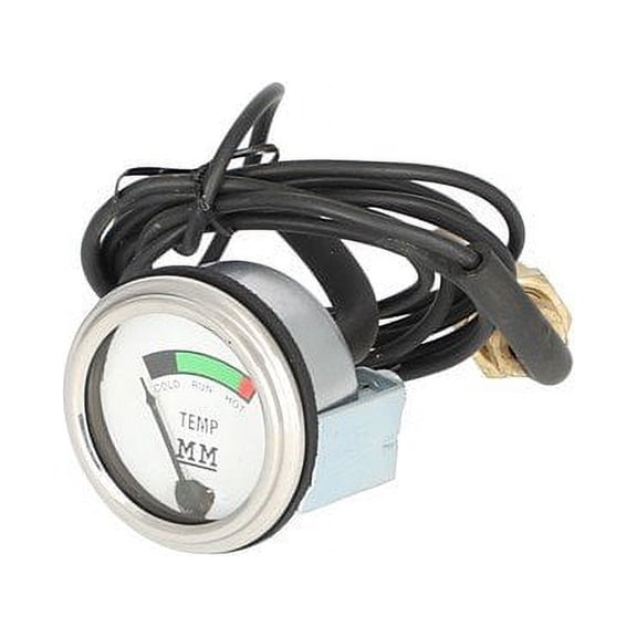 Temperature Gauge - Stainless Steel Bezel fits Minneapolis Moline 4 Star 335 G707 Jet Star 3 Z G750 5 Star 445 GTB Jet Star G705 UB R GB U