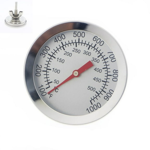 Temperature Gauge For Weber Genesis Ii, Compact And Delicate Design Ideal For Cooking And Baking Assistance, High-Temperature Resistant Stainless Steel Material, Sealed Glass