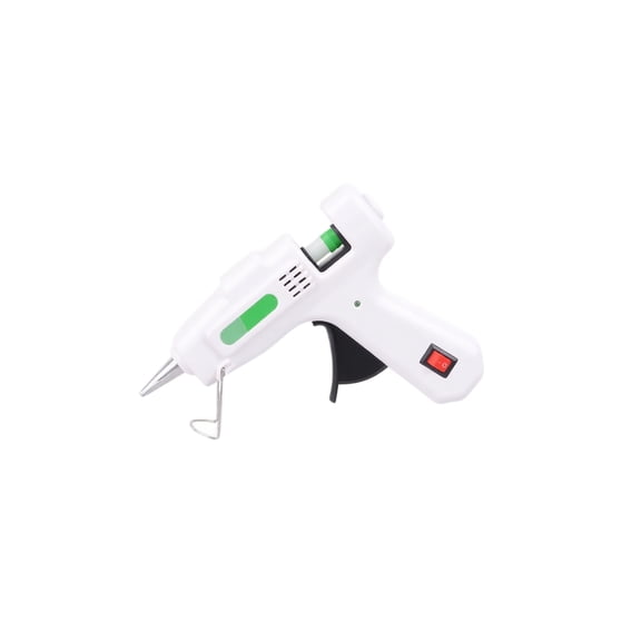 Temperature Hot Melt Adhesive Tool 20W with 7mm Glue Stick–Fast Preheating,Anti-Drip Nozzle,Compact Lightweight Design for DIY Crafts,Home Repairs,School Projects,Floral Arrangements&Holiday Decor