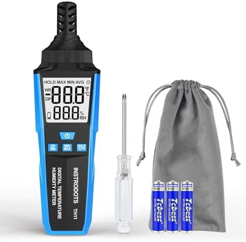 Digitales Thermo-Hygrometer – -30 Bis 70°C, 0-100% RH, MAX/MIN, Daten-Hold, Hintergrundbeleuchtung