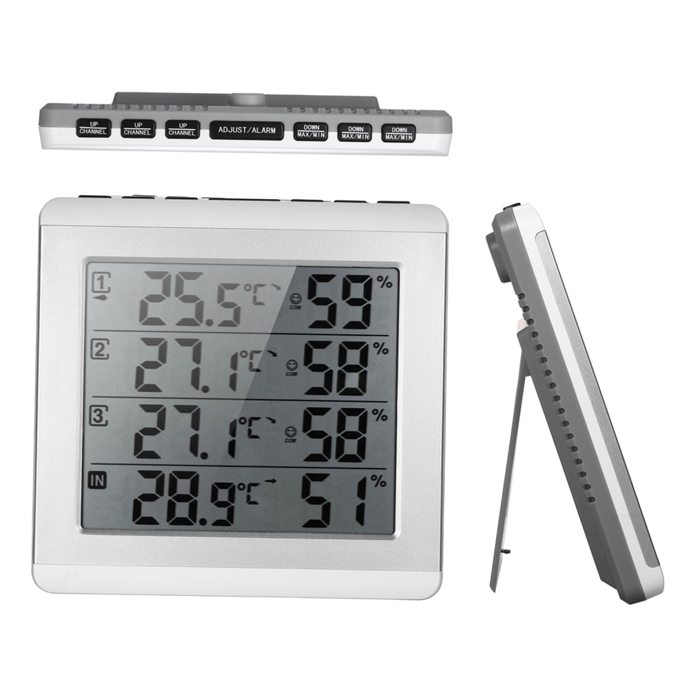 Temperature Humidity Meter,Temperature Meter With 3 Lcd Indoor/ Thermometer Meter With 3 Indoor/ Thermometer / Lanru Dsfen Meter Siuke Lcd