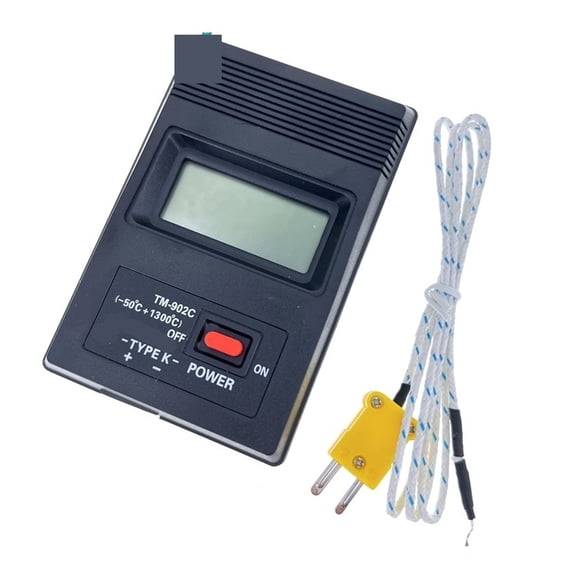 Temperature Meter TM902C Digital K Type Thermometer Sensor + Thermocouple Probe Detector