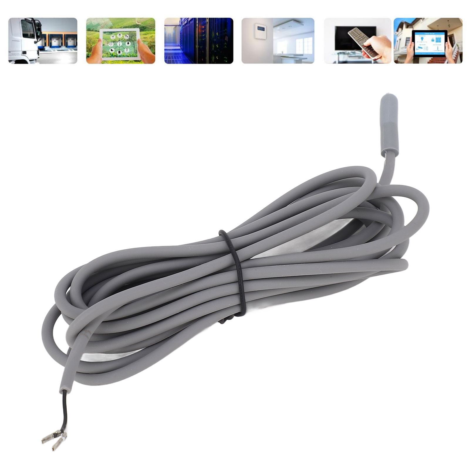 Temperature Probe Cable, Accurate Measuring Thermostat Sensor Probe 2