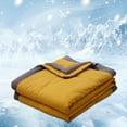 thumbnail image 1 of Temperature Regulating Blanket Cozival All Season Cooling Blanket - Double Cold Effect Quilt for Hot Sleepers, Lightweight Summer Comforter with Breathable Fiber Fabric, Summer Comforter, B, 1 of 6