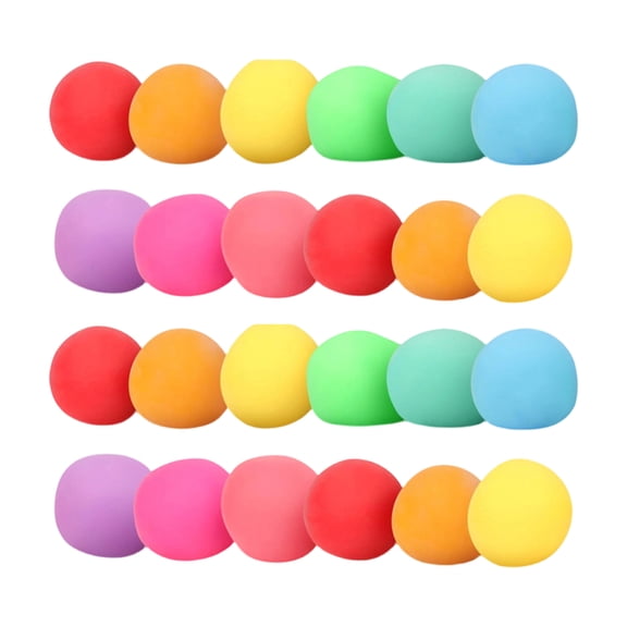 Temperature Sensitive Color Changing Slow Rebound Squeeze Stress Relief Balls, 24Pack Soft TPR Sensory Fidget Toys for Anxiety Relaxation
