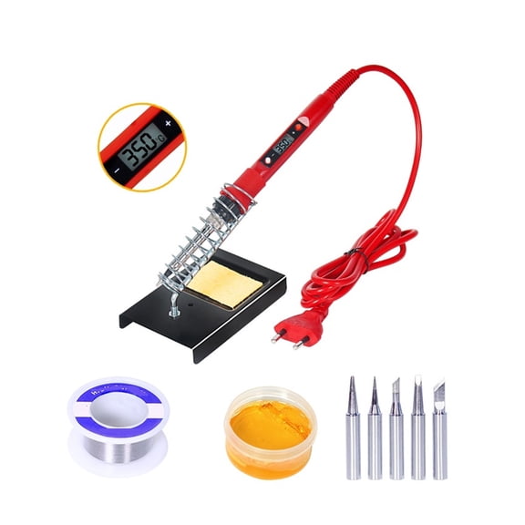 Temperature Soldering Iron Kit,80W Soldering Iron Kit,Multimeter Soldering Tool Kit