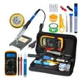 Temperature Soldering Iron Kit,80W Soldering Iron Kit,Multimeter